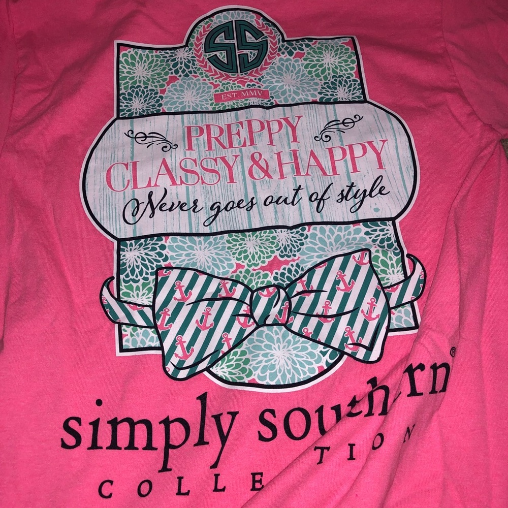 Simply southern pink tee